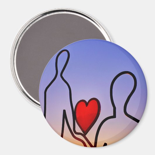 Liefdesbeeld Magneet (Voorkant / Achterkant)