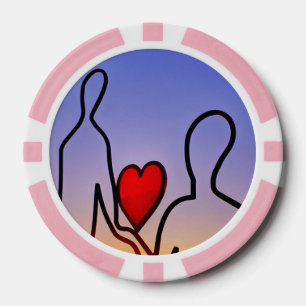 Liefdesbeeld Poker Chips