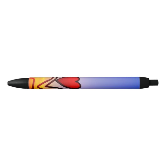 Liefdesbeeld Zwarte Inkt Pen (Voorkant)