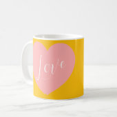 liefdesbeker koffiemok (Voorkant links)