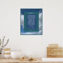 Liefdesbericht - John 3-16 - 20 x 24 Poster