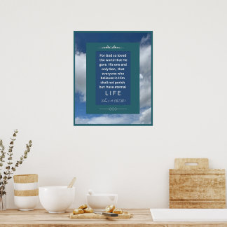 Liefdesbericht - John 3-16 - 20 x 24 Poster