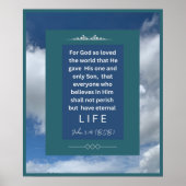 Liefdesbericht - John 3-16 - 20 x 24 Poster (Voorkant)