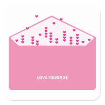 Liefdesbericht Roze Harten Minimalistisch Schattig