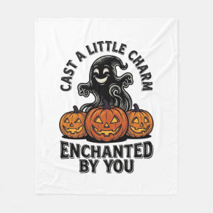 Liefdesbezwering Geest Vintage Halloween Pompoen K Fleece Deken