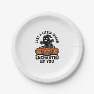 Liefdesbezwering Geest Vintage Halloween Pompoen K Papieren Bordje