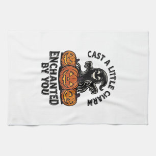 Liefdesbezwering Geest Vintage Halloween Pompoen K Theedoek