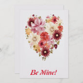 Liefdesbloem Regenboog Hart 2 Persoonlijk Feestdagenkaart (Voorkant / Achterkant)