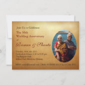 Liefdesboek 50ste huwelijksverjaardag foto kaart (Achterkant)