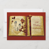 Liefdesboek 50ste huwelijksverjaardag foto kaart (Voorkant)