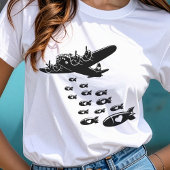 Liefdesbommen laten vallen t-shirt