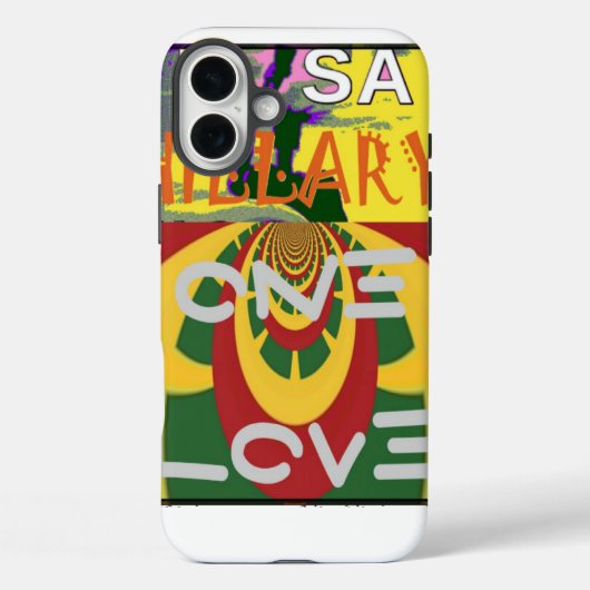 Liefdesboodschap in Rasta Colours Art Print Case-Mate iPhone Case (Achterkant)