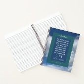 Liefdesboodschap - John 3-16 - 8.5 x 11 Spiraal Notitieboek (Binnen)