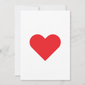 Liefdesboodschap op Valentijnsdag Kaart (Achterkant)
