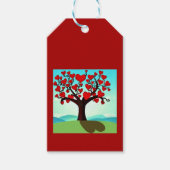 Liefdesboom - boom van de liefde Cadeaulabel (Voorkant)