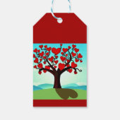 Liefdesboom - boom van de liefde Cadeaulabel (Achterkant)