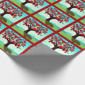 Liefdesboom - tree of love cadeaupapier (Hoek)