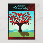 Liefdesboom - Valentijnsdag Briefkaart (Voorkant)