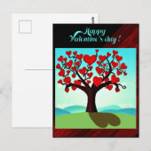 Liefdesboom - Valentine's day Briefkaart (Voorkant / Achterkant)
