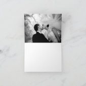 Liefdesboom vallende hartbladeren bedankbrief bedankkaart (Binnen)