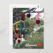Liefdesboom, Zhonghe - Yunnan, China Briefkaart (Voorkant / Achterkant)