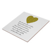 Liefdesbrief aan een kind tegeltje (Zijkant)