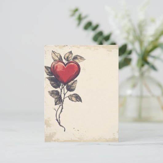  liefdesbrief briefkaart (Staand voorkant)