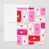 liefdesbrief briefkaart (Voorkant / Achterkant)