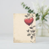 liefdesbrief briefkaart (Staand voorkant)