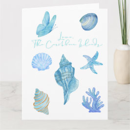 Liefdesbrief Design-Love, de Caribische eilandenXX Kaart
