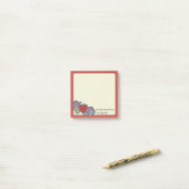 Liefdesbrief: Doodles voor muziekliefhebbers Rood Post-it® Notes (Op bureau)