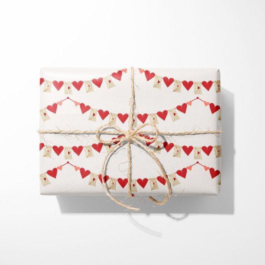Liefdesbrief Garland Cadeaupapier