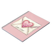 Liefdesbrief Hart Notitieboek (Linkerzijde)