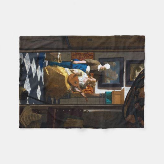 Liefdesbrief, Johannes Vermeer Fleece Deken (Voorkant (Horizontaal))
