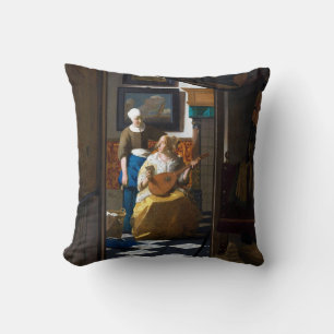 Liefdesbrief, Johannes Vermeer Kussen