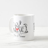 liefdesbrief koffiemok (Voorkant links)