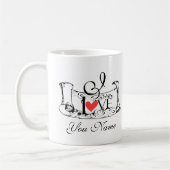 liefdesbrief koffiemok (Links)