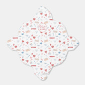 Liefdesbrief Liefdesnota's Valentijnse feesttrakta Bedankdoosjes (Uitgevouwen)