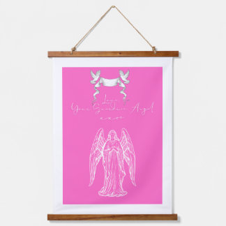 Liefdesbrief ontwerp - Liefde, je beschermengelxxo Hangend Wandkleed