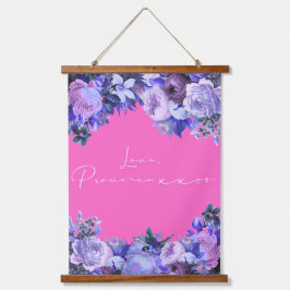Liefdesbrief ontwerp - Liefde, Provence xxoo Hangend Wandkleed