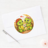 Liefdesbrief Ronde Sticker (Envelop)