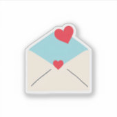 Liefdesbrief Sticker (Voorkant)
