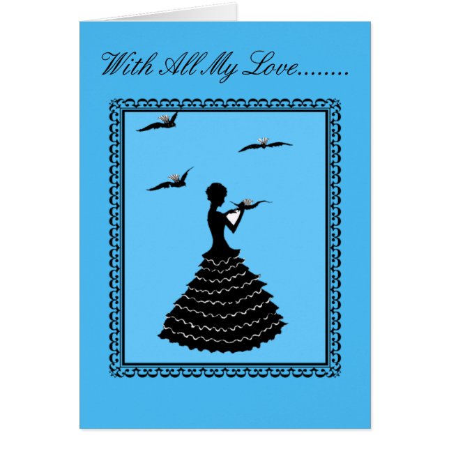 Liefdesbrief van Doves Kaart (Voorkant)