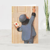 liefdesbrief van Jessie Willcox Smith Feestdagen Kaart (Voorkant)