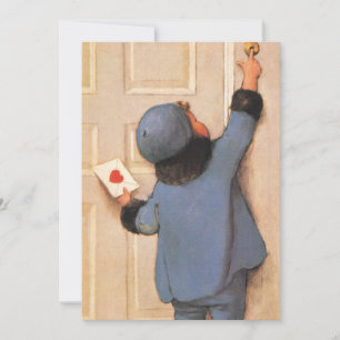 liefdesbrief van Jessie Willcox Smith Feestdagenkaart