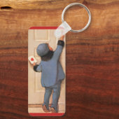  liefdesbrief van Jessie Willcox Smith Sleutelhanger (Achterkant)