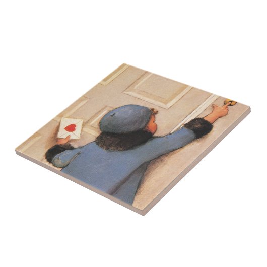 liefdesbrief van Jessie Willcox Smith Tegeltje (Zijkant)