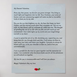 Liefdesbrief voor Valentijn Poster