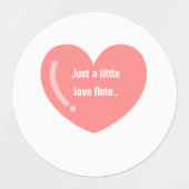 liefdesbriefje labels (Design 2)