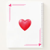 Liefdesbriefjes  notitieboek (Achterkant)